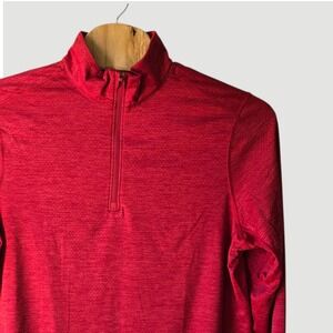 Vineyard Vines Men's Performance Quarter Zip Long Sleeve Shirt Collegiate Red XL